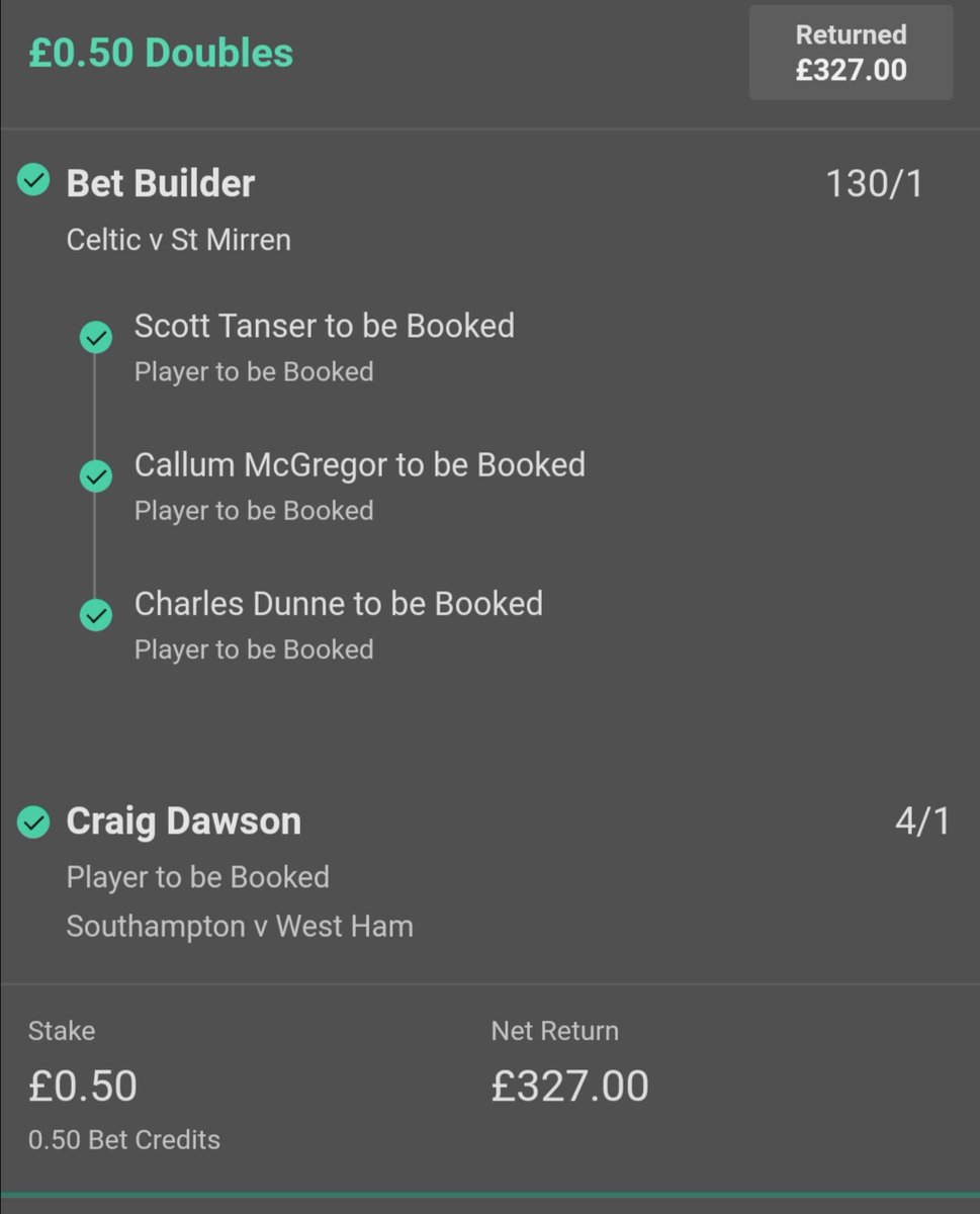 When a banter bet comes up 😂 bookings the way forward