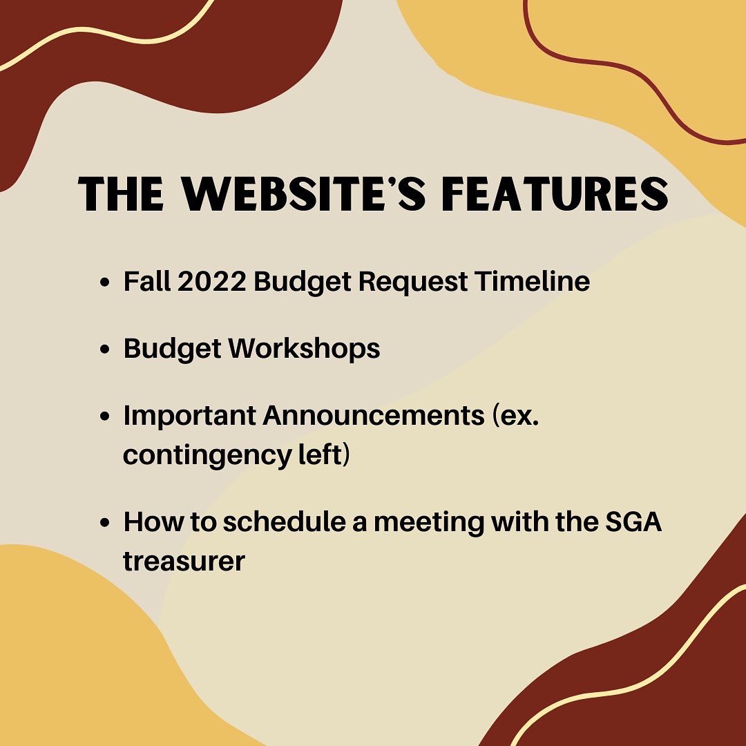 Our Treasurer Sydney Maguire has designed a new website as a one-stop shop for all your budget questions and needs. Check it out here:  maguires2.wixsite.com/cofctreasurers