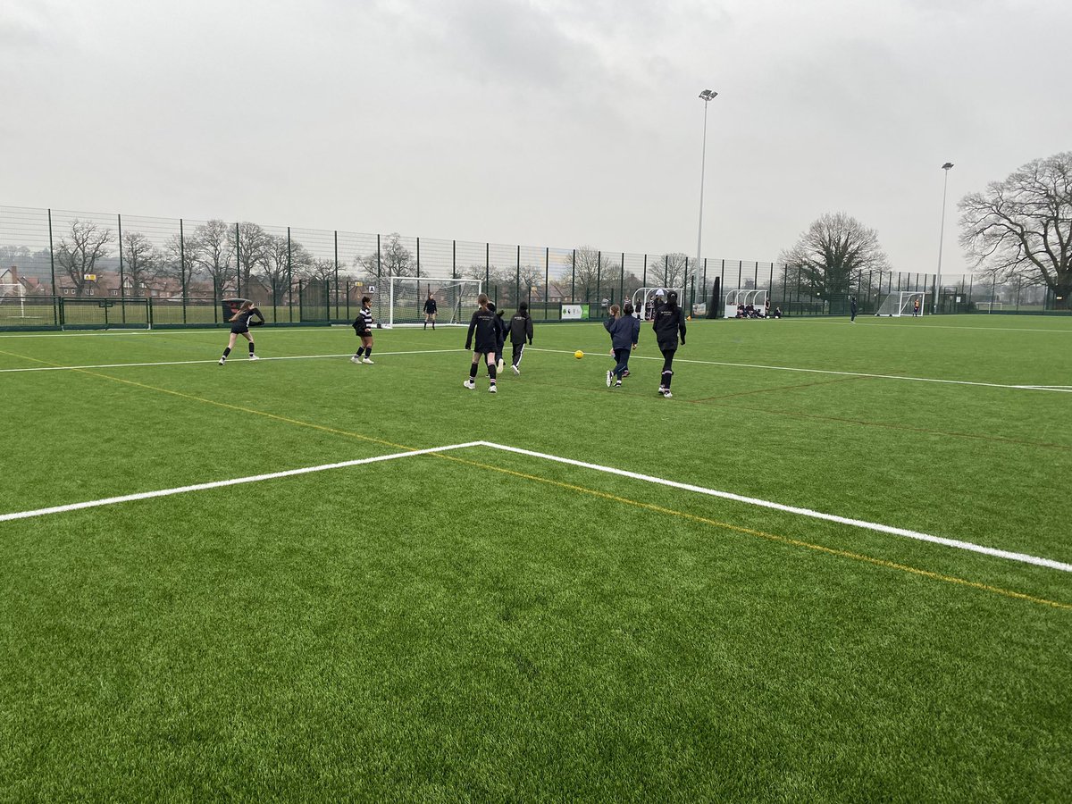 HGSport1's tweet photo. Despite the weather this afternoon, our @HolmeGrange year 7 and 8 girls did us proud with their efforts in their first football fixtures of the term against @CrosfieldsNews #football #proud #somuchprogress https://t.co/AfxHqS8j0t