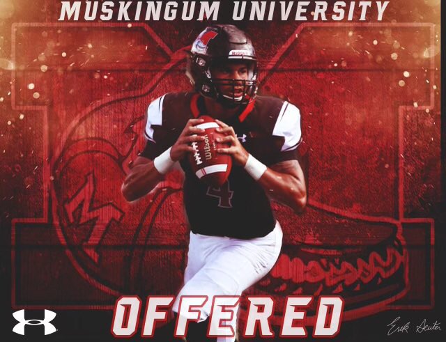 CNorlem's tweet image. Had a great conversation with @Coach_Reny today! Blessed to receive my 5th offer from @MuskingumFB !! @SteinbrennerFB @gshswarriors @M_Donnelly21
