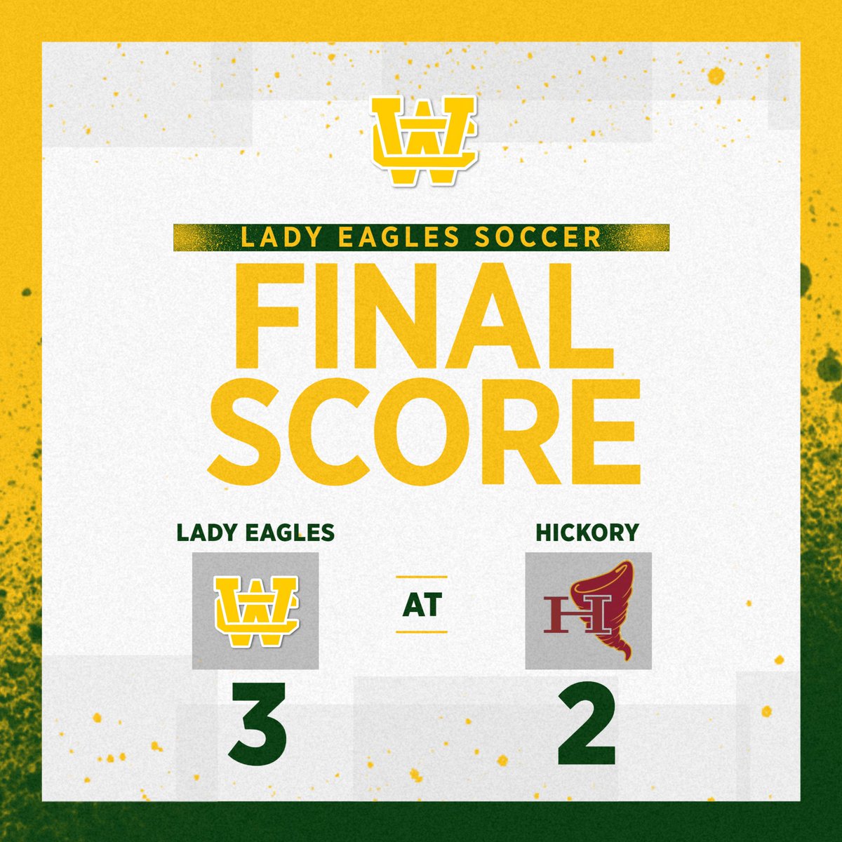 Lady Eagles start the year with a road win at Hickory! You can catch the Lady Eagles at home on Monday vs Watauga.