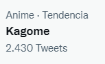 amrmrose's tweet photo. Kagome es tendencia... quien sabe porqué xdd https://t.co/yQmNaZPHou