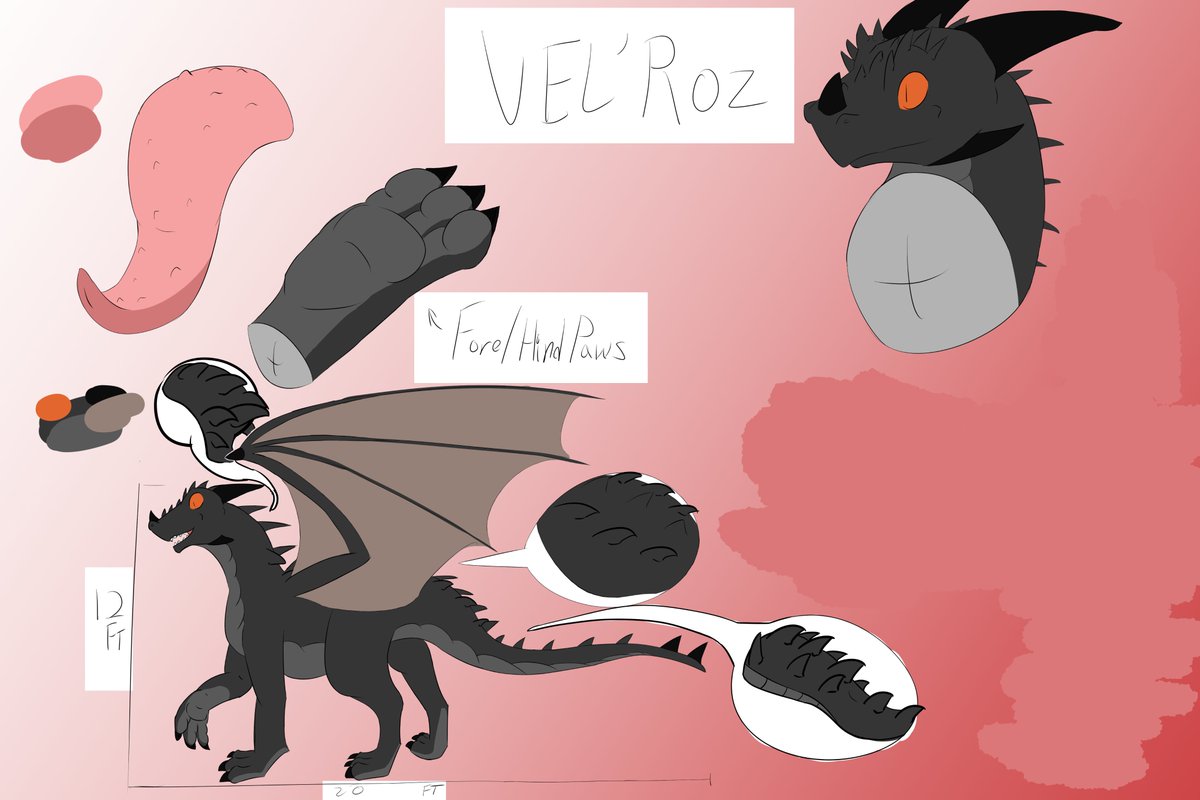 BlackDergo's tweet photo. Ref SFW and NSFW, anthro maybe later https://t.co/TGbwUJAg7w