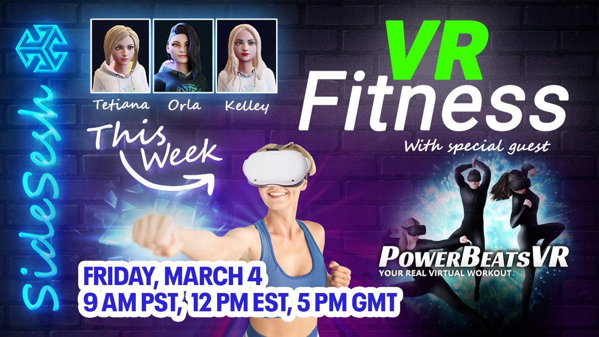 We're starting something BIG! 🎉🎊✨Join us for the premiere of SideSesh - the new talk show from #SideQuest! @SideQuestOrla , @kelleymcdonald0 &amp; @Disco_VR will discuss #VR topics, spotlight games, share news, tips &amp; more! Special guest <a href="/PowerBeatsVR/">PowerBeatsVR</a>! -  youtu.be/Sf9fC7HY-rI