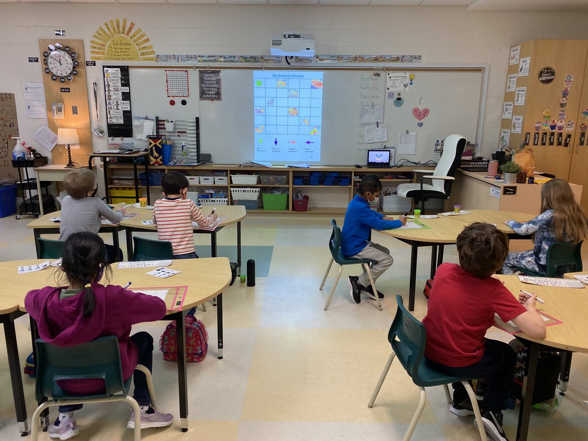 MsSfarmer's tweet image. For today’s #STEAMweek activity 1C coded the pathway of The Runaway Pancake 🥞 A big thank you to @OttCatholicSB for leading this for our students! #ocsbSTEAM #UnpluggedCoding #ocsbMath @StAnneOCSB @OttCatholicSB