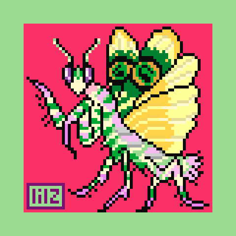 lilithz0r_lilz's tweet photo. #DoodleBugMarch (2/31) #pixelart
#SpinyFlowerMantis for @AquaticsGrl https://t.co/KvriP3AR24