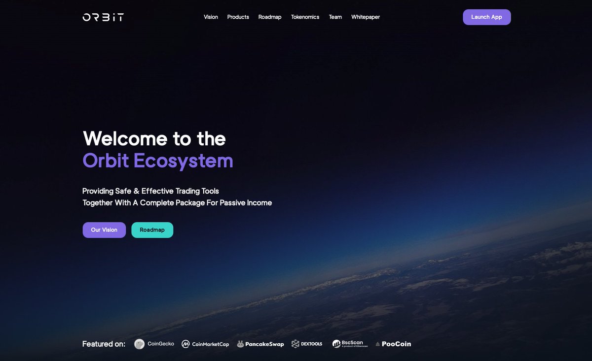 gokhshtein's tweet image. Checkout the new @OrbitLaunchM31 website!

Watch the product launches and roadmap!
#orbitfund 🪙
#orbitpad 🚀
#orbitanalytics 📊
#orbitexchange 🌎

orbitlaunch.io

#Crypto #Blockchiain #Defi #Sponsored #DYOR $M31