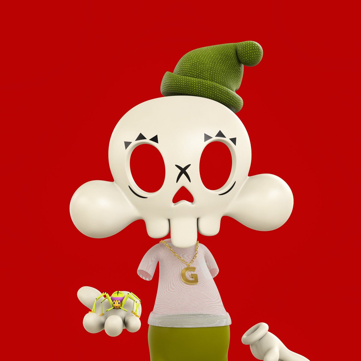 1/1 Reveal 😳

We’re giving away 5 WL Spots!

To enter:
- Follow <a href="/SkulltoonsNFT/">SKULLTOONS</a> &amp; <a href="/teodoru/">theodoru</a>
- Like &amp; RT
- Tag Friends

Winner’s DM’d in 48H 🍀