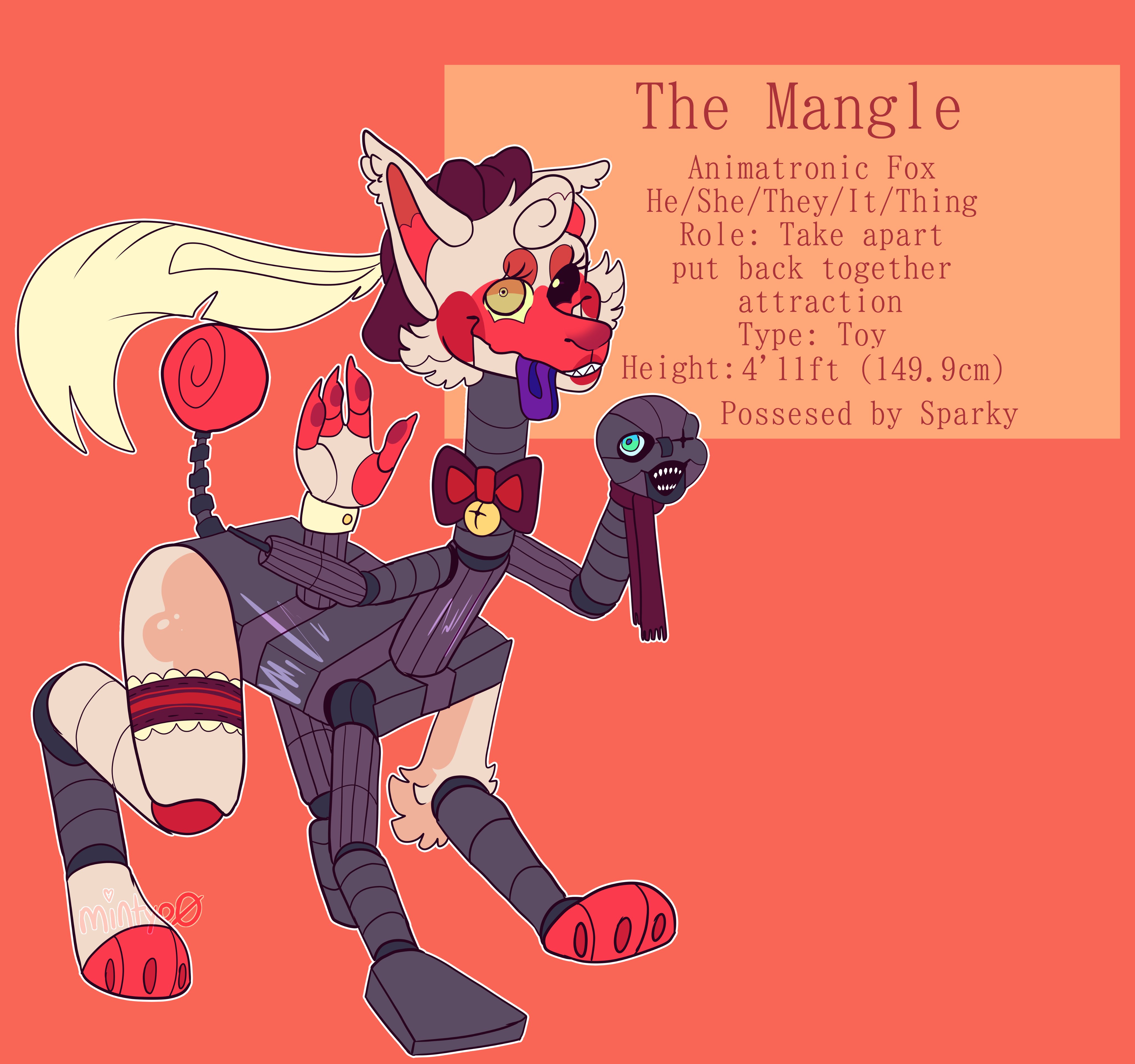 ⚔️👑 minty 👑⚔️ on X: Finished the toy animatronics. I totally did not  forget mangle #fnaf #fnafart #fnaf2  / X