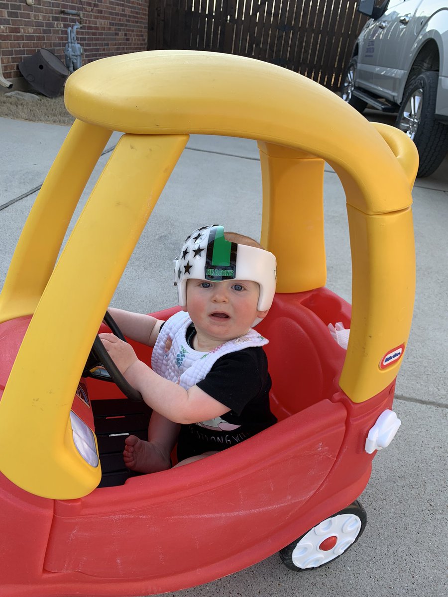 Little man enjoying his 1st car ride. Getting after it. #10monthsold