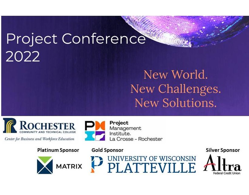 PMILaCrosseRoch's tweet photo. RCTC &amp; PMI Lacrosse-Rochester Chapter 2022 Project Conference: New World. New Challenges. New Solutions begins tomorrow morning March 3 at 9 a.m. You can still register online for this virtual two-day conference at https://t.co/8Dv0LrRa8n     
#2022PMIconference https://t.co/XGrwXK0dgA