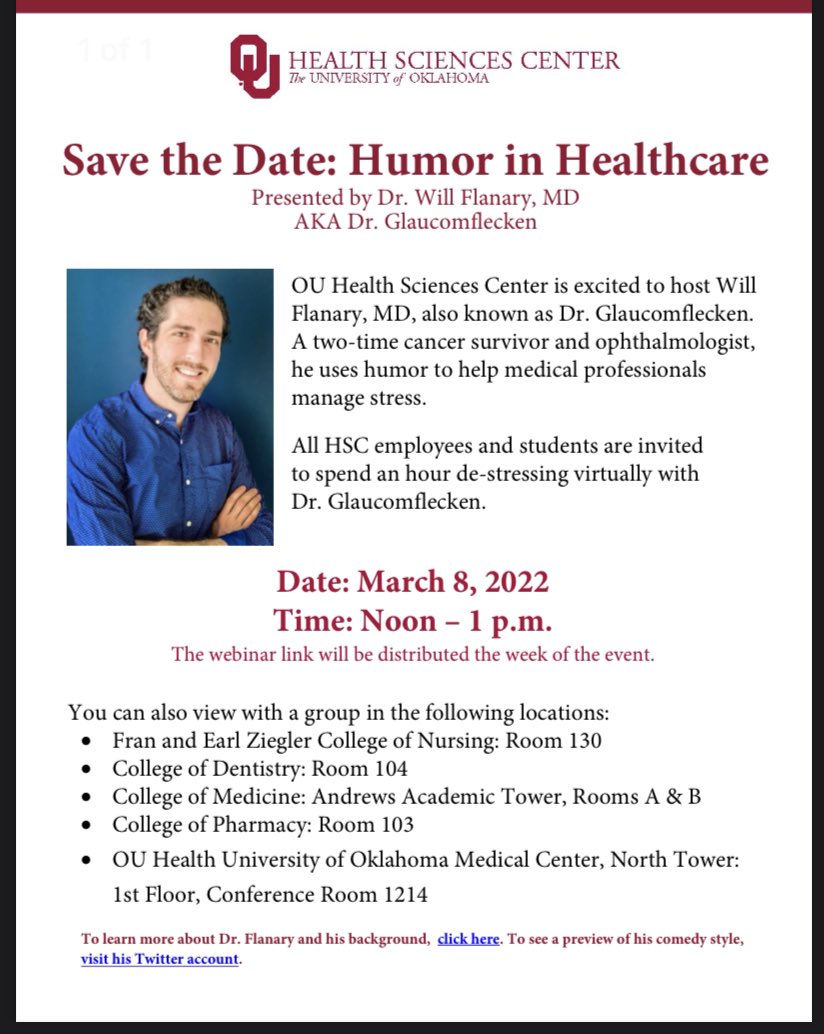 Doctor Ma’am (@monicadonicamd) on Twitter photo I know we have our priorities straight when we cancel Grand Rounds for the entire department so we can watch this instead 😂 <a href="/DGlaucomflecken/">Dr. Glaucomflecken</a> I know we have our priorities straight when we cancel Grand Rounds for the entire department so we can watch this instead 😂 <a href="/DGlaucomflecken/">Dr. Glaucomflecken</a>