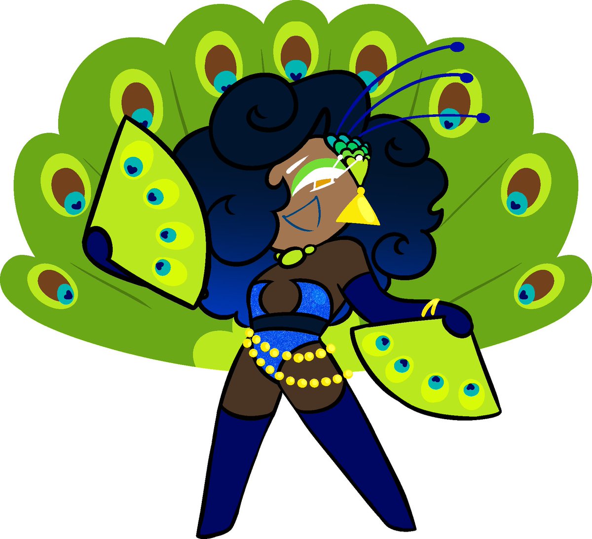 RT @Sapwooz: Just in time for the last day of Carnival, Peacock cookie! 
#cookierun {oc} https://t.co/wGeFNupV1Y