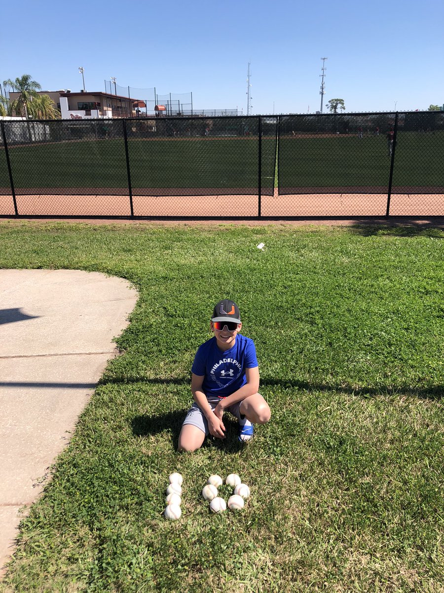 Donny James (@jamesphillies37) on Twitter photo Made our annual trip to Clearwater hoping to see some <a href="/MLB/">MLB</a> <a href="/Phillies/">Philadelphia Phillies</a> spring training games…..we adjusted and saw awesome <a href="/MiLB/">Minor League Baseball</a> talent at the complex doing drills & infield prep that we would have never otherwise appreciated…Got 10 balls from BP too! GREAT DAY!☀️🏝⚾️ Made our annual trip to Clearwater hoping to see some <a href="/MLB/">MLB</a> <a href="/Phillies/">Philadelphia Phillies</a> spring training games…..we adjusted and saw awesome <a href="/MiLB/">Minor League Baseball</a> talent at the complex doing drills & infield prep that we would have never otherwise appreciated…Got 10 balls from BP too! GREAT DAY!☀️🏝⚾️