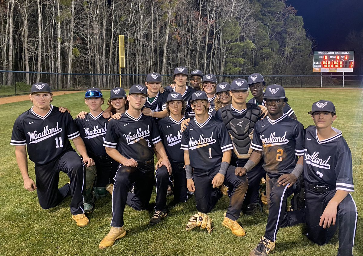 *sings* WEEEEEE ARE THE CHAAAAMPIONSSSS! 

Congratulations to the Varsity Woodland Wolverines Baseball team! They defeated the Goose Creek Gators in the championship round of the 2022 Wood Bat Tournament 2 to 1!  ⚾️ 
#BuiltWoodTough #WoodBatTournament 
#WolverineBaseball