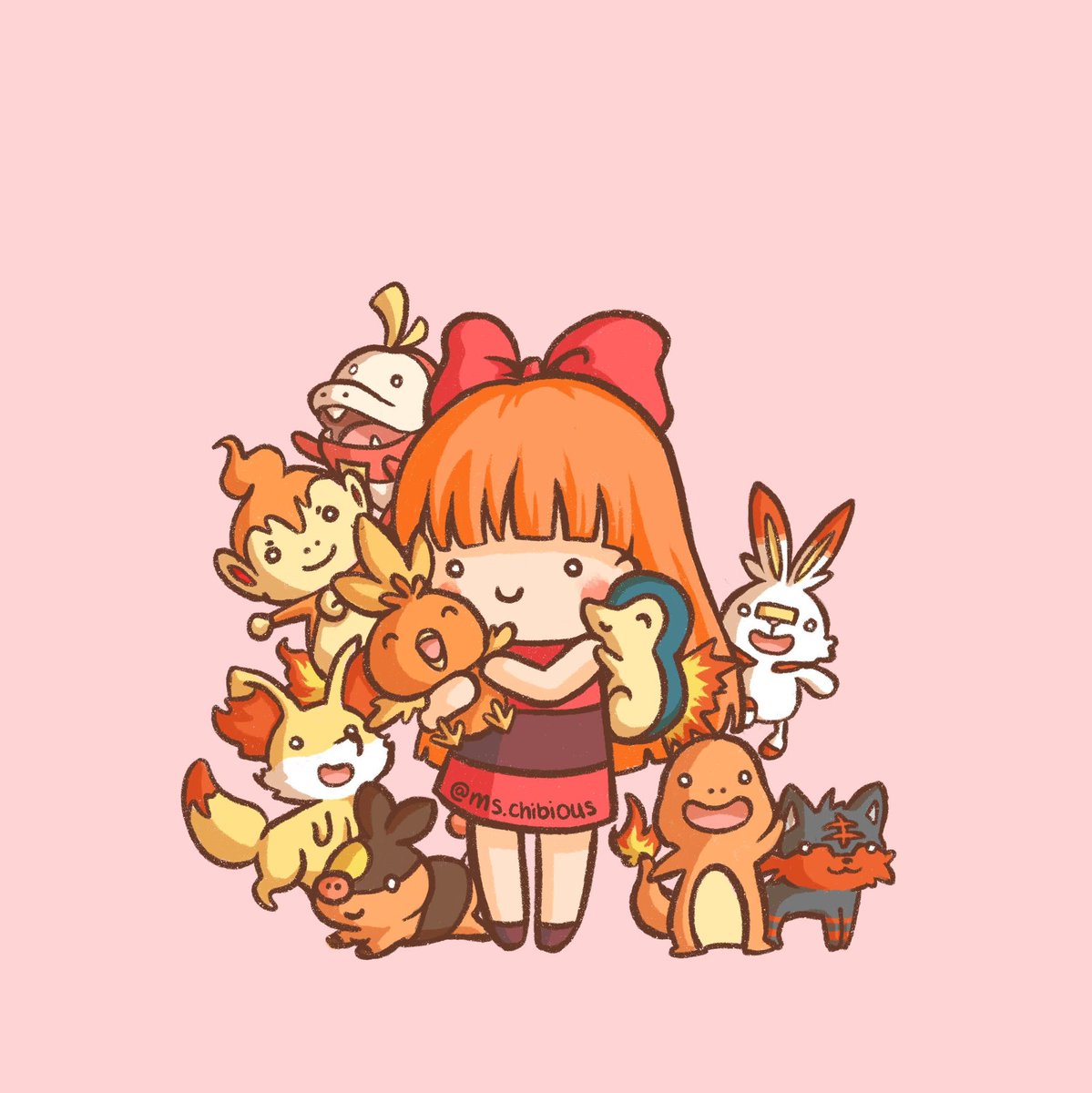 Mschibious's tweet photo. Need to update these drawings everytime a new batch of Pokémon starters come out
🍃🔥💧 https://t.co/ixvRTCGHsA