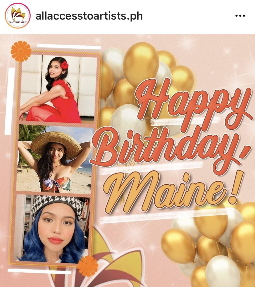 SFanghoul's tweet photo. “Happy birthday to our Maine girl! Continue to be a blessing to everyone! 🧡” https://t.co/xKKZiGrNm0