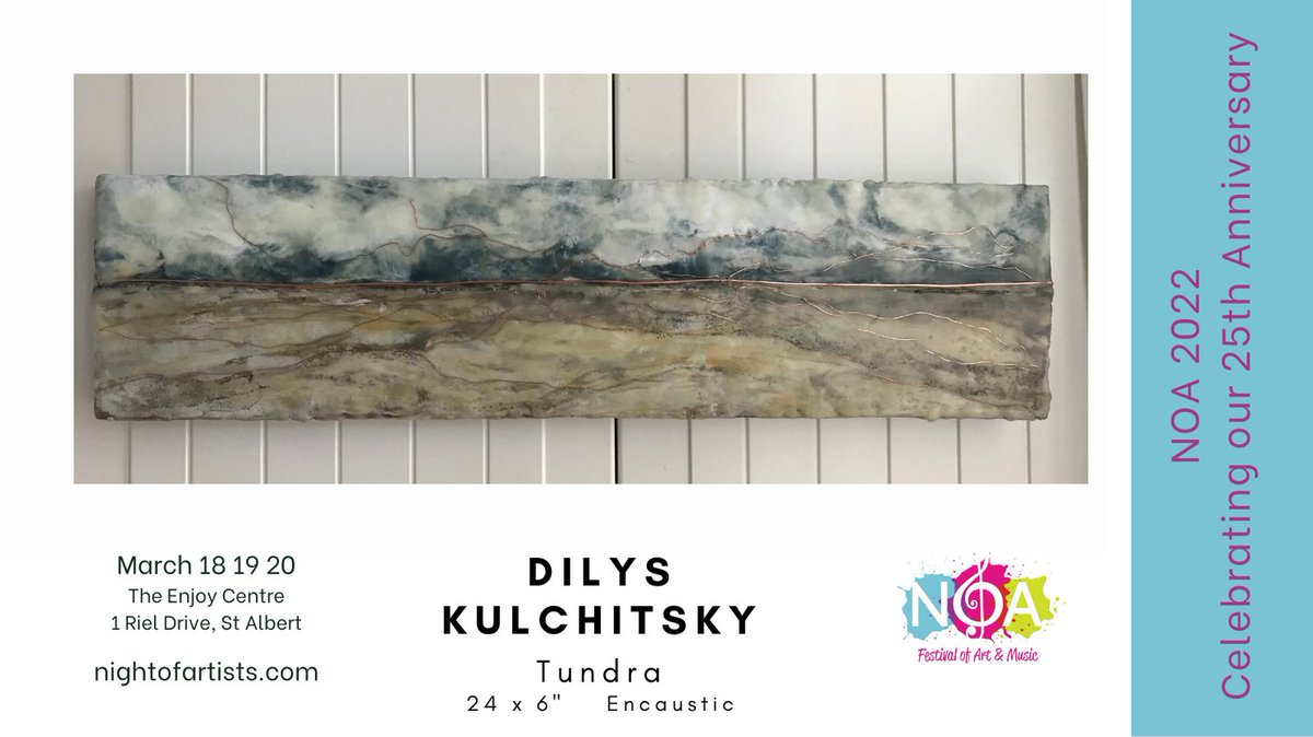 Here's 3 more artists we are so looking forward to seeing March 18 to 20 at The Enjoy Centre in St Albert! 
We have a room full of art and artists, all we need is you!  Join us - register here: nightofartists.com/show-tickets