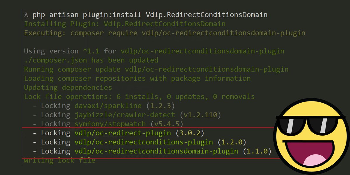 daftspunk's tweet image. .@VDLPnl is leading the way: #OctoberCMS v2 with full composer support, plugins can pull in other plugins. So simple and so nice😌