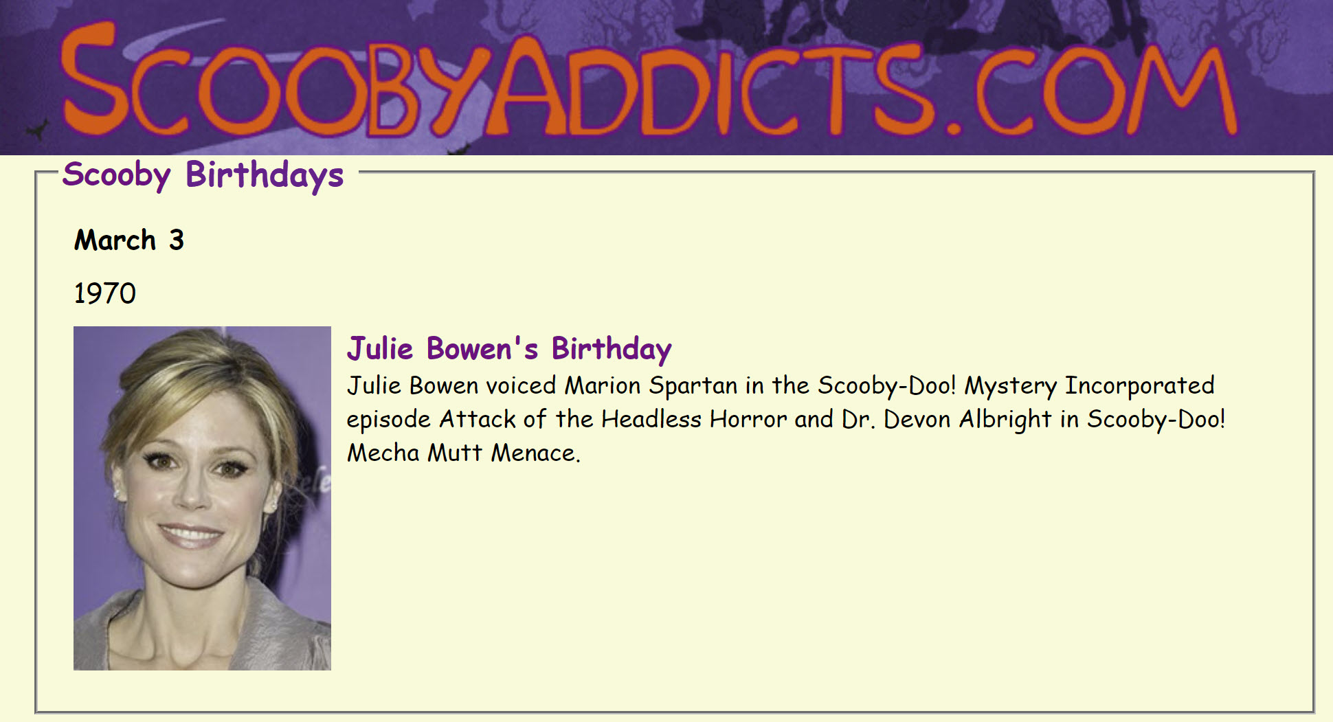  Happy Birthday to Julie Bowen!    