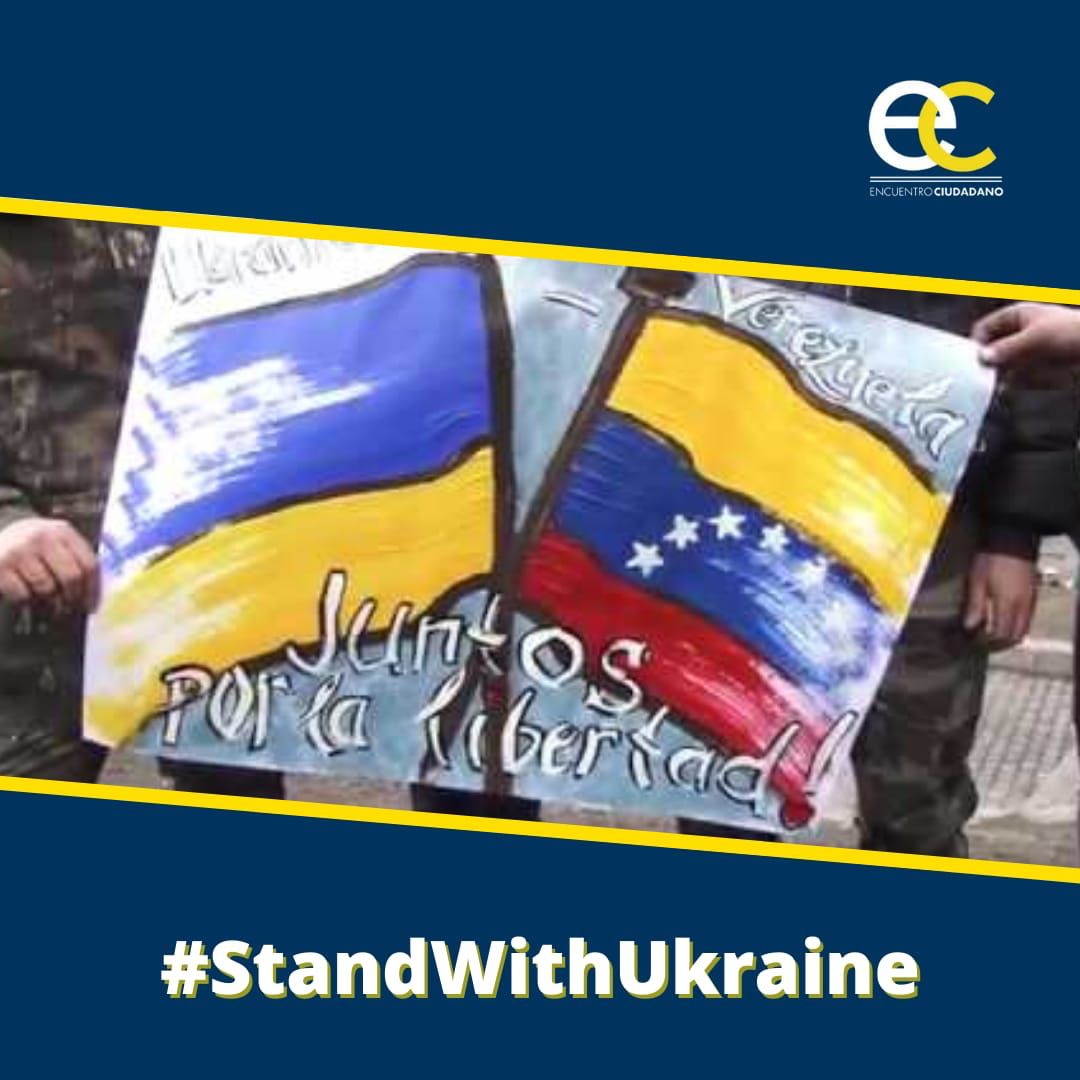 Lo que hoy sufre Ucrania no es una guerra, es una invasión genocida por parte de un dictador enfermo de poder, que no le importa acabar con vidas inocentes con tal de conseguir su objetivo.
#VzlaRespaldaUcrania