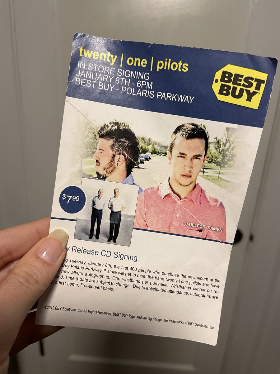 Rawrazaurus's tweet image. Just found these in an old drawer 🥰 @twentyonepilots