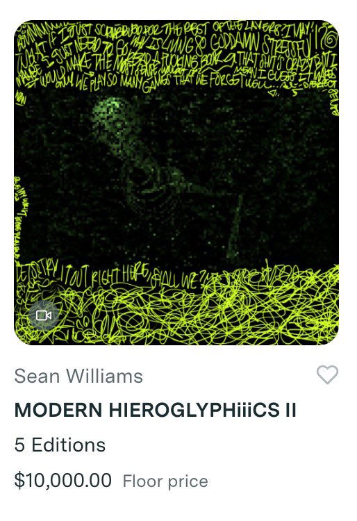 iArtSometimes's tweet photo. I’m starting to get collectors that understand exactly what I’m looking to do as an artist. Seeing this floor on work that has multiple editions is staggering to me, and shows how important consistent work is when you commit yourself to authenticity and NOTHING else. I’m proud 🌍 https://t.co/mR5oVVBFIj