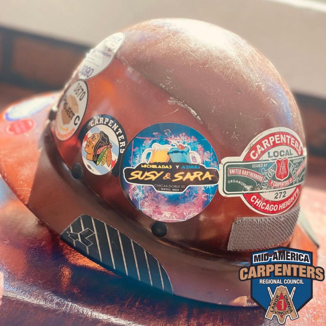 MidAmCarpenters's tweet image. This week’s #HardhatWednesday submission comes from #Local272 member Marco Flores. Way to show your pride Brother! Don’t forget to DM us your pics! #UnionProud