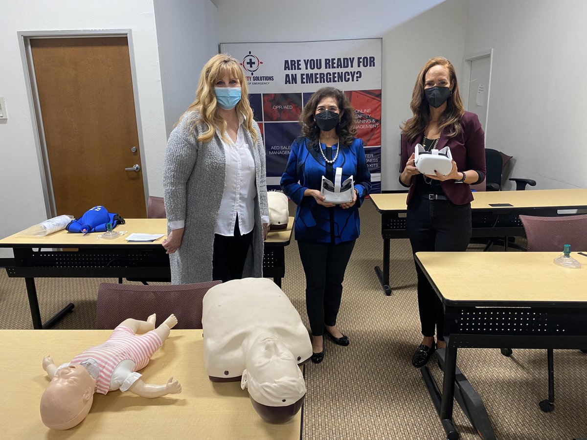 FremontBusiness's tweet photo. The Fremont Chamber hosted SBA Reg 9 Admin Elmy Bermejo with visits to ICE Safety Solutions, Gridscape, and a lunch with small business owners. https://t.co/8tBbfPYOUk