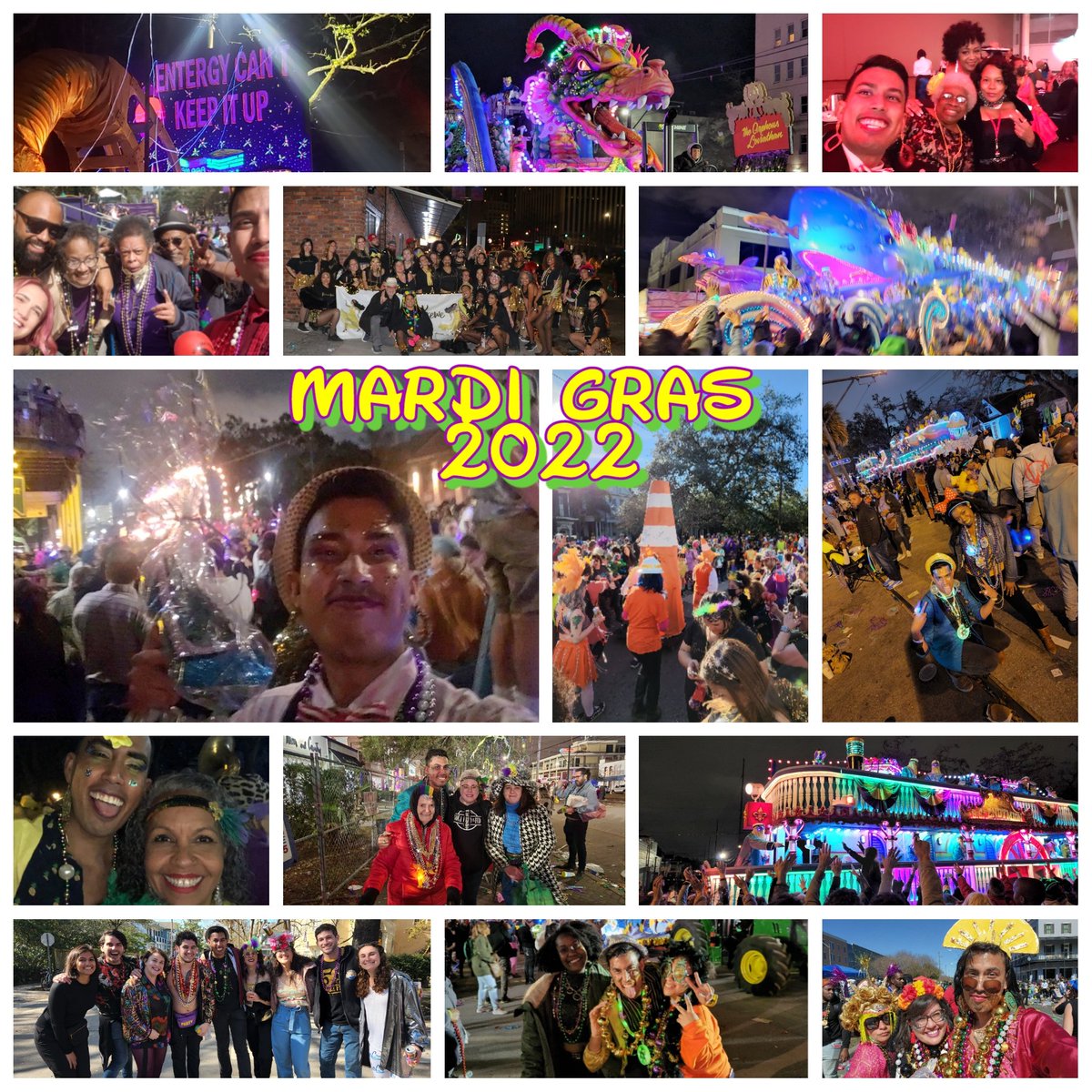 JC_Cali's tweet photo. #MardiGras2022: the 10th one - and the best one?
📿🤪🎭
Thank you to all who made it incredible
🎉
#Carnival #NewOrleans #Balls #Krewes #Parades #parties #floats #collage https://t.co/gnrgYrps0D