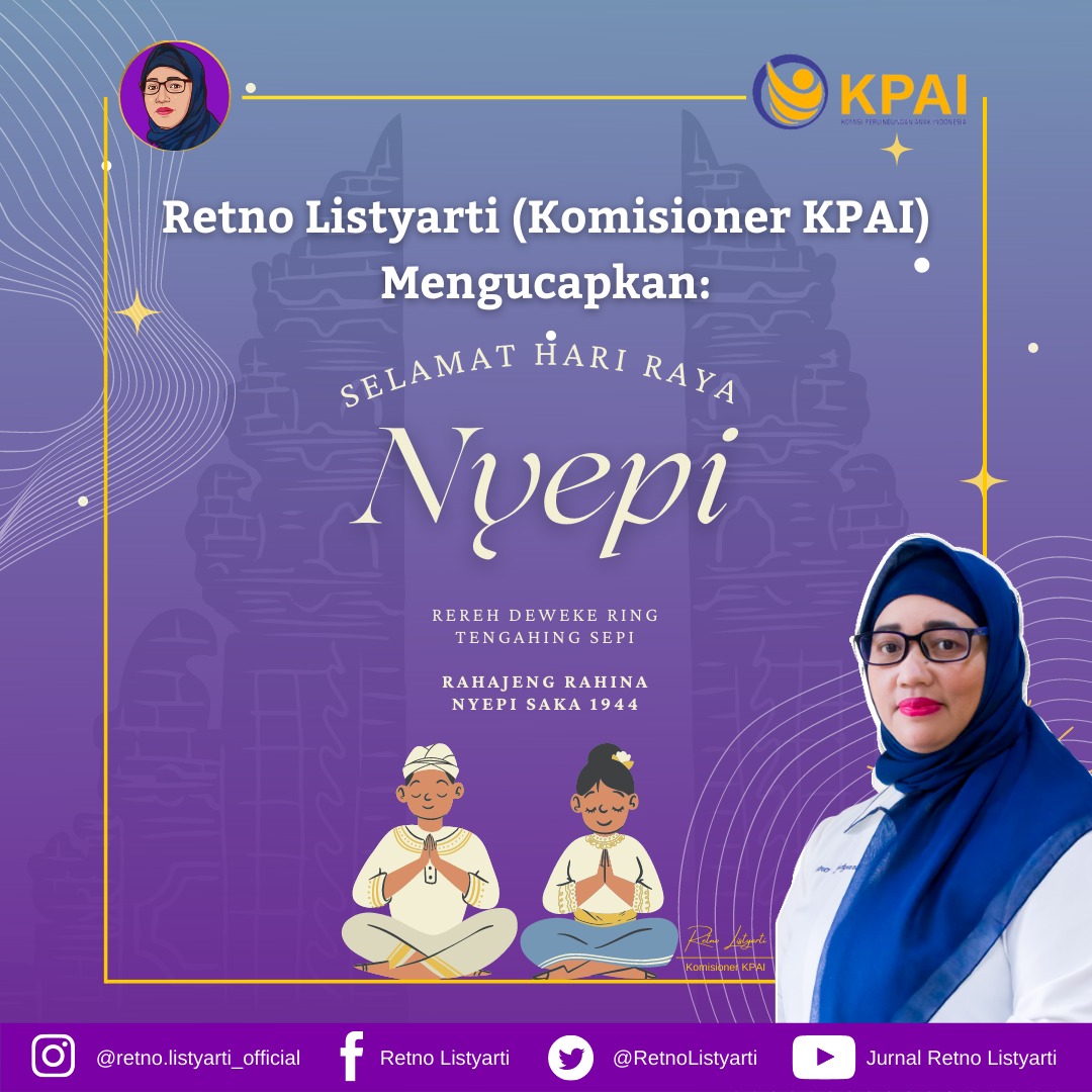 Selamat Hari Raya Nyepi Tahun Baru Saka 1944. Dalam sunyi dan sepi, Kau dapati kebersamaan-Nya.