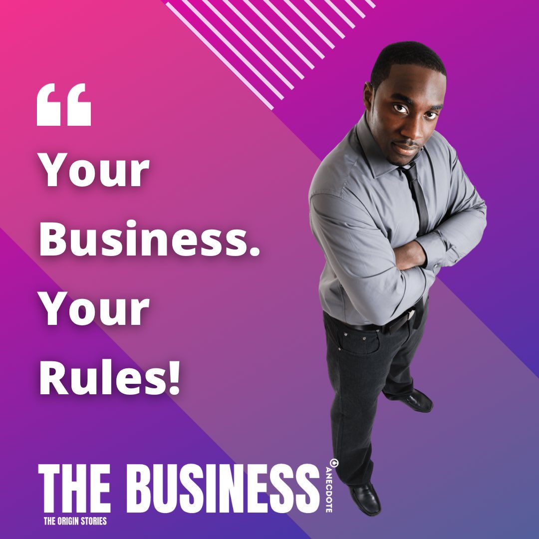 TheBusinessAne1's tweet photo. Your business, your rules. Simple.
How you run your business is your business.
If people don’t like it you can always show them the door.
#yourbusiness #smallbusiness #runbusiness #thoughtleadership #entrepreneurship #leadership https://t.co/vVKFCRpNxy