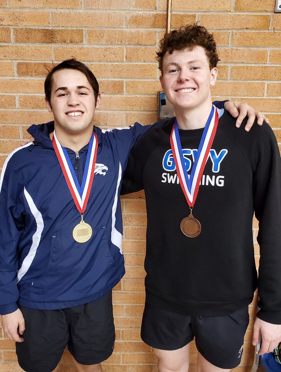 Congratulations to Sam Deluca and Sean Witmer! Sam, District 4 Champ in the 100 Fly and Sean, 3rd place in the 200 IM. WildcatPRIDE!