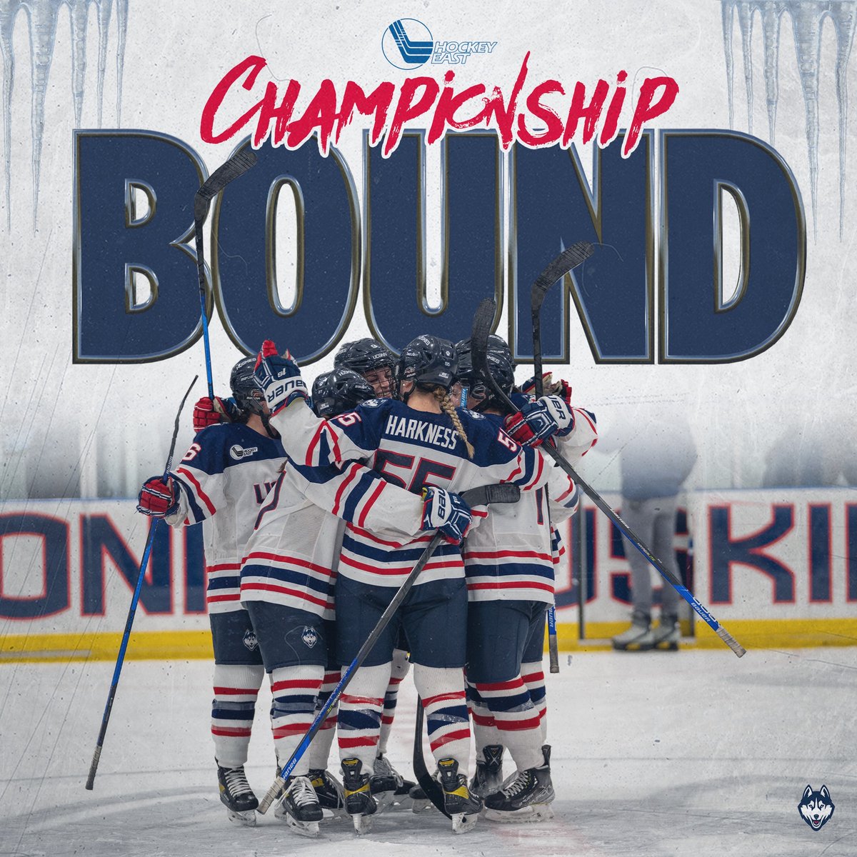 UConn is headed to the <a href="/hockey_east/">Hockey East</a> Championship🚨

Huskies defeat Vermont 3-1 behind a stellar performance from freshman goaltender Megan Warrener‼️‼️