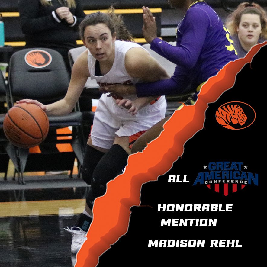 Congrats to <a href="/ECUTigersWBB/">ECU Tigers WBB</a> Madison Rehl on earning All <a href="/GACAthletics/">#TheGAC</a> Honorable Mention honors

#HearOurRoar 
<a href="/ECUTigerUpdates/">East Central University</a>