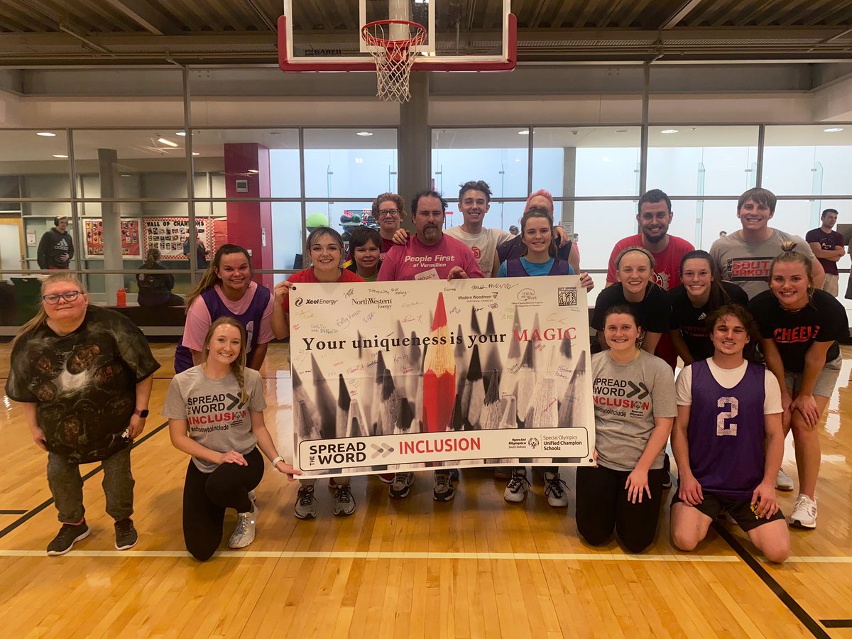 Happy inclusion week!! We are glad to celebrate inclusion in all of its forms as we continue to officiate unified sports and recognize their success. 🥳🥳#ChooseToInclude #InclusionWeek #GoYotes #championofchange #spreadtheword <a href="/UsdSOClub/">USD Special Olympics</a>