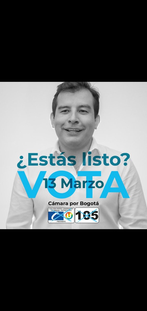 juliandaza_'s tweet photo. #ojoconelcongreso la mejor opción para rescatar a Bogotá es #CU105 @juanmdiazma https://t.co/3rG7yyGmlU