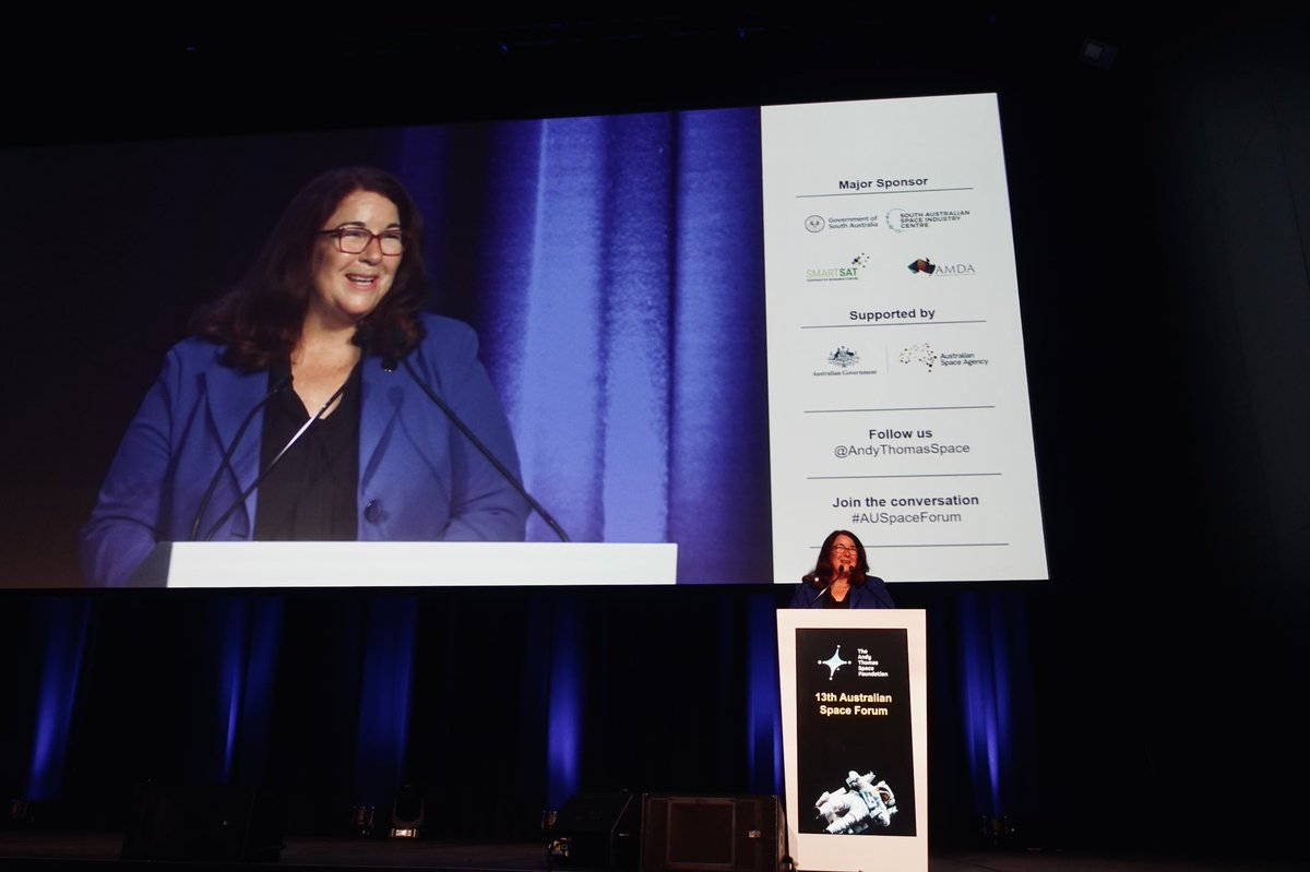 Melissa4Durack's tweet image. Our commitment to the space industry is  🚀 to new heights. Fantastic to address the @AndyThomasSpace Forum in Adelaide this morning to reveal we’re cutting red tape &amp;amp; setting the space industry up for success for the next 20 years. #AUSpaceForum