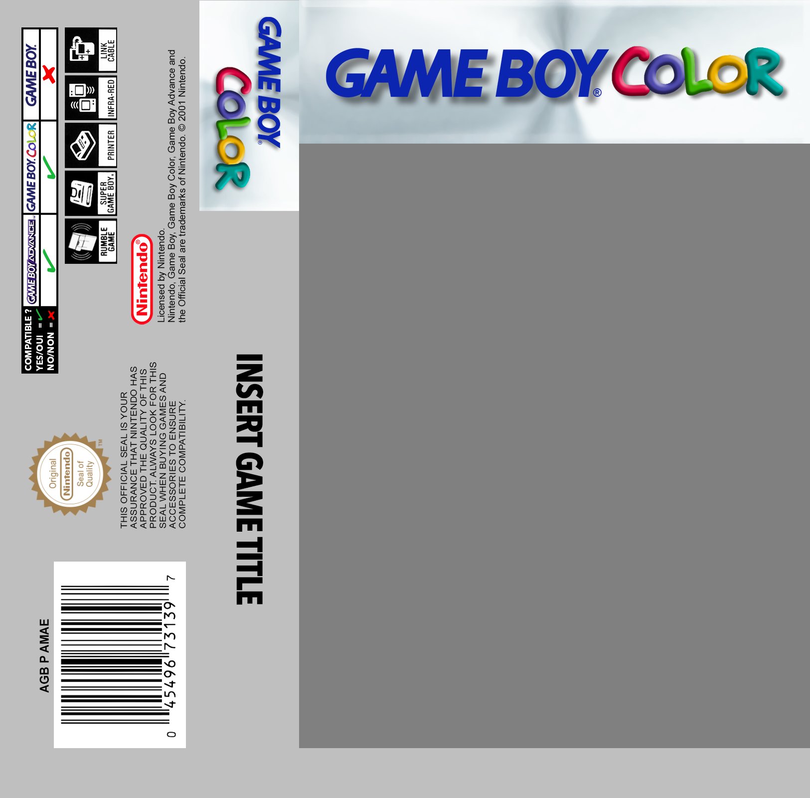 WumpaGem on Twitter: "So I'm pretty much done making my own cover templates for Game Boy games stored in audio cassette cases. If anyone is interested, provide Google Drive links to