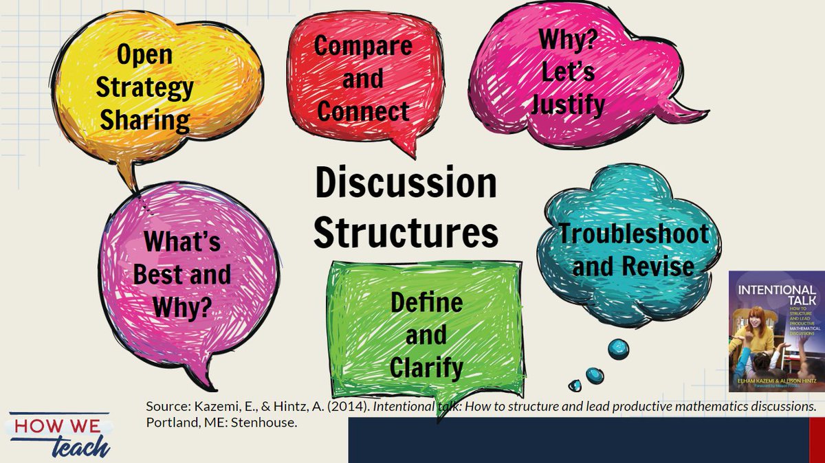 CherylCuddihy's tweet image. Thx to my #AMathZing colleagues who joined our recent #IntentionalTalk book club in order to enrich #MathematicalDiscourse &amp;amp; thoughtfully plan strategic discussions during #MathWorkshop in #RBBisBIA! Thx @ekazemi &amp;amp; @allisonhintz124 for great ideas &amp;amp; tools. @MrsK_RBPS @rbmsROCKETS