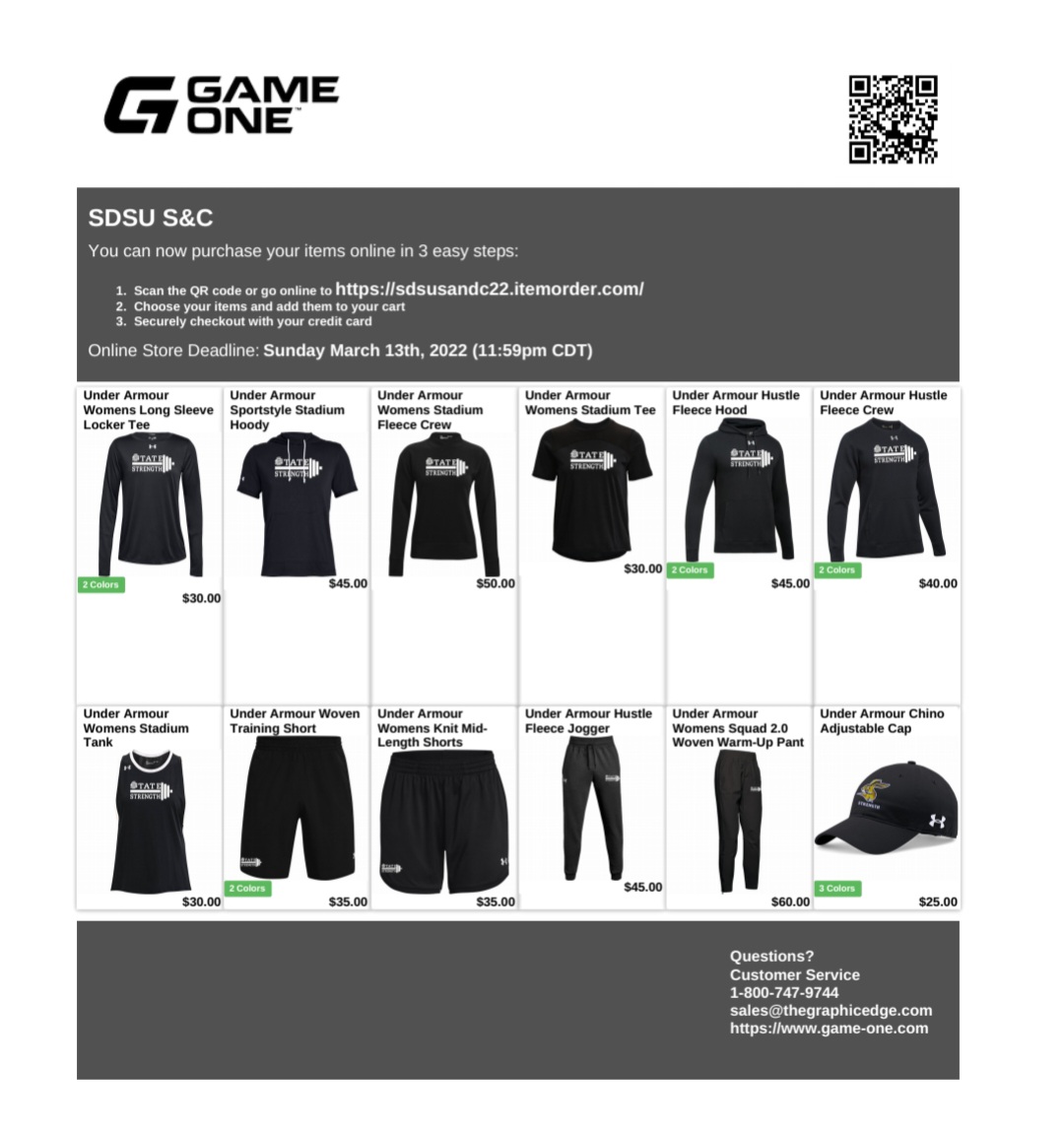 SDStateStrength's tweet photo. Back by popular demand... 

Our store is LlVE. Now is the time to grab yourself some apparel/gear!!
Deadline Sun Mar 13th.

As w/ all our fundraisers, all proceeds will go directly impact the SA's of @GoJacksSDSU #STATEbuilt 

https://t.co/2BqJkxWzY1 https://t.co/tM2TtpE0gq