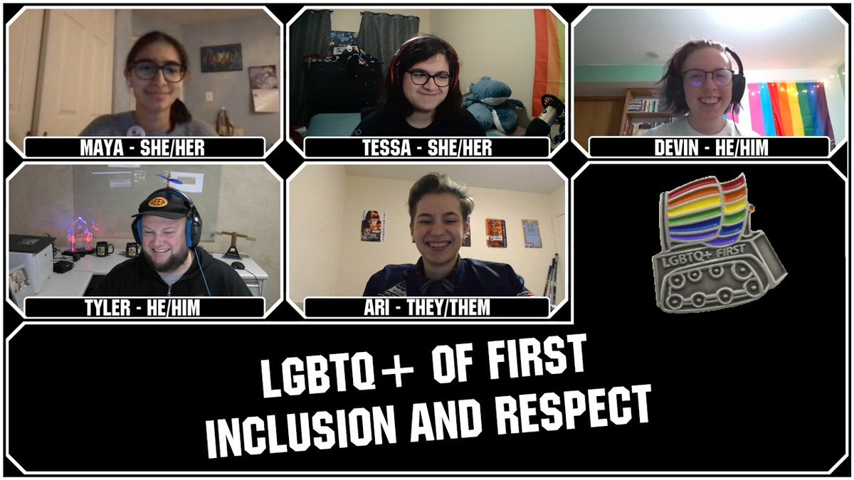 youtu.be/FKOw29DmHzo As we approach competition season, hear from <a href="/lgbtq_of_first/">LGBTQ​+ of FIRST</a>  members on how we can create and promote an environment of inclusion and respect both within teams and at events. 

<a href="/FIRSTweets/">FIRST</a>
