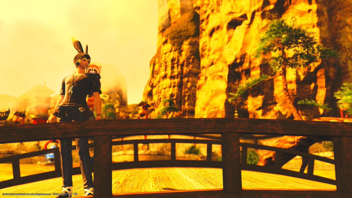 you0920GAME's tweet photo. ドマの夕暮れ。
寂しい感じが好き。

 #FF14 https://t.co/Fwo38VaEno
