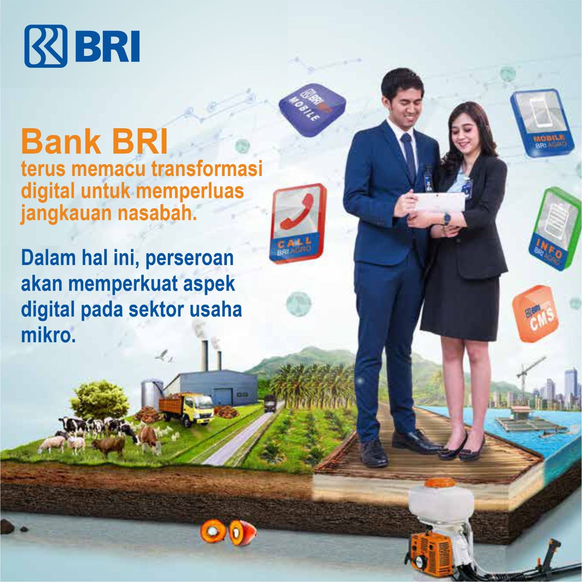Franken_blues's tweet photo. Era digital tdk bisa dihindarkan lagi.
Utk itu PT Bank Rakyat Indonesia (BRI) terus memacu transformasi digital demi memperluas jaringan nasabah.
Perseroan akan memperkuat aspek digital pd sektor usaha mikro.
Top 👍
#TransformasiDigitalBRI
https://t.co/3iOBbfPyMG https://t.co/IkWwQCZRRv