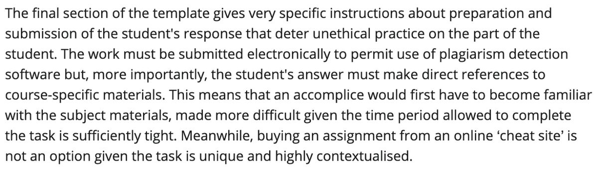 Tell me you don't understand cheating, without telling me you don't understand cheating

(published in a journal ranked in the top 5 in education according to Google Scholar Metrics)