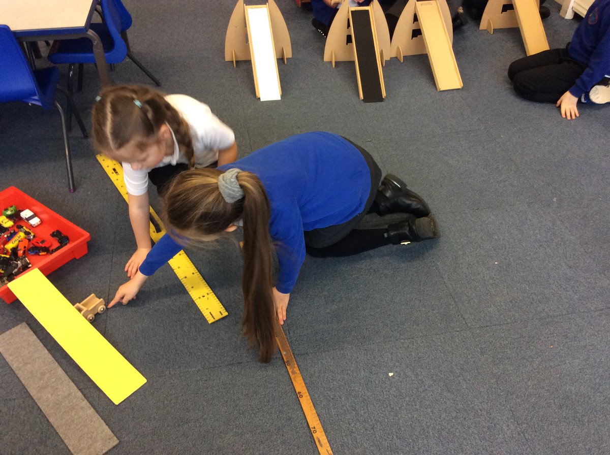 DeltaRowenaAc's tweet image. Today the Science Stars have been exploring how different surfaces and gradients affect the distance a car will travel. The children practised their accurate measuring skills. It was our final club so they were all very excited to receive their certificates too! #ScienceStars