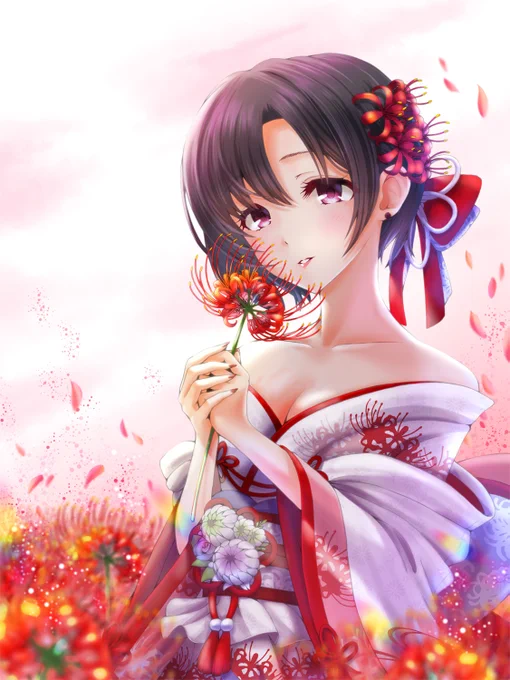 白菊ほたると彼岸花 