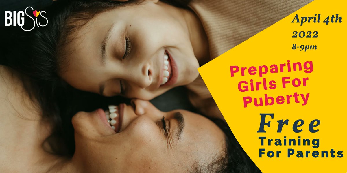 Growing up isn' t exactly a walk in the park - so isn' t parenting!
This training gives you an introduction to the Big Sis toolkit to create positive narratives around all things puberty and growing up. 

Safe your space now for free: buff.ly/3MjAQZu