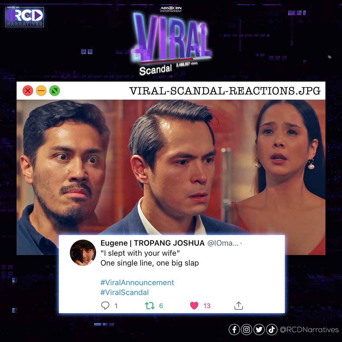 RCDNarratives's tweet photo. SAMPAL KAY MAYOR YUN!😱😱 #ViralAvoidance TONIGHT, 9:20PM sa Kapamilya Channel, Kapamilya Online Live, JeepneyTV, A2Z at TV5!👀

Also available on iWantTFC, TFC at WeTV Iflix!💜 https://t.co/stVuCEBhXJ