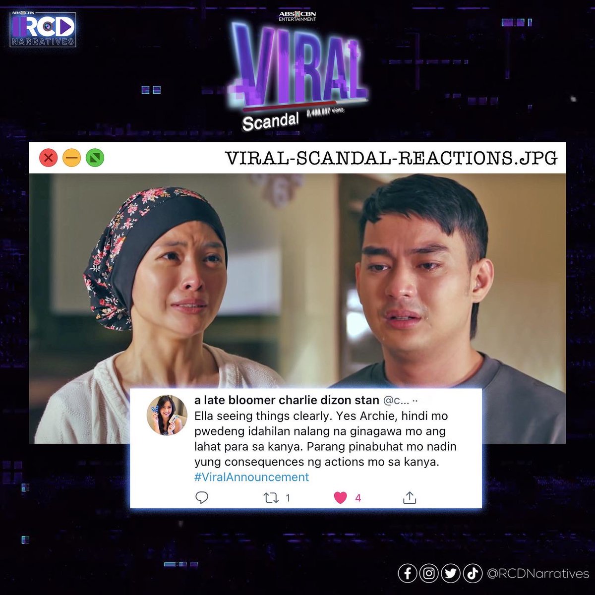 RCDNarratives's tweet photo. SAMPAL KAY MAYOR YUN!😱😱 #ViralAvoidance TONIGHT, 9:20PM sa Kapamilya Channel, Kapamilya Online Live, JeepneyTV, A2Z at TV5!👀

Also available on iWantTFC, TFC at WeTV Iflix!💜 https://t.co/stVuCEBhXJ